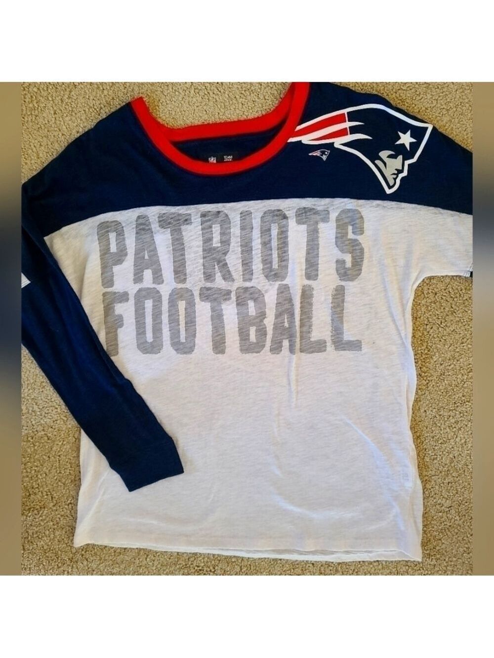 New England Patriots Burn Out Jersey - Picture 1 of 9